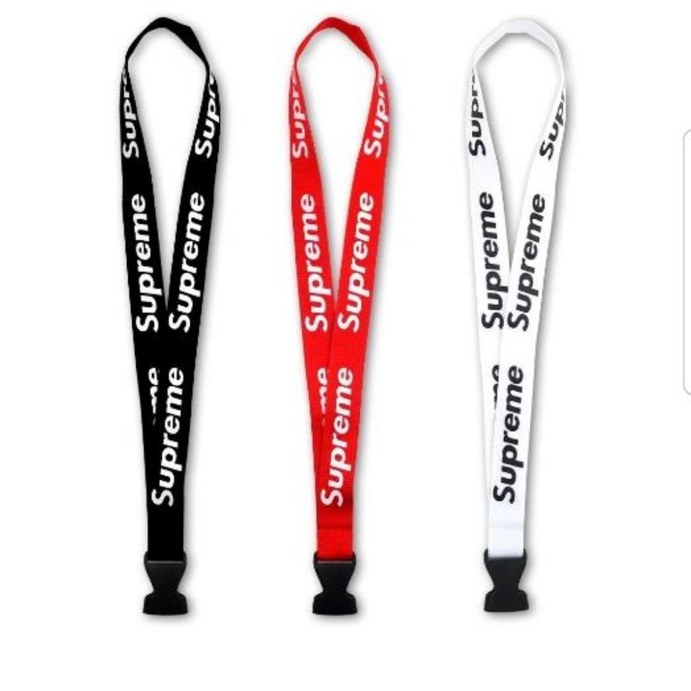 NWT, 3 Supreme Lanyards